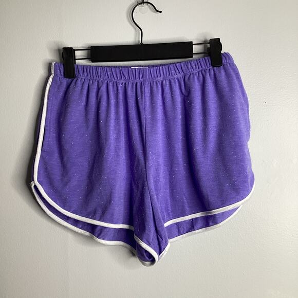 Colsie 2 piece PJ set purple and white tank and shorts size S - Picture 2 of 9